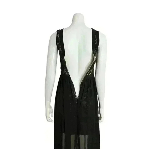 Morgan & Co. Black Jr. Cocktail Dress Size 5/6 Jr. - Picture 5 of 13